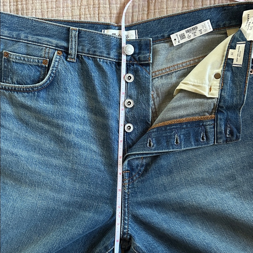 Madewell Pieced Barrel Women Jeans - Picture 13 of 13